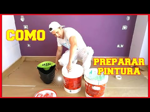 Prepara fácilmente tu propia pintura de agua para paredes en casa